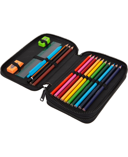 Penalas COOLPACK Daisy Black, dviejų skyrių, užpildytas