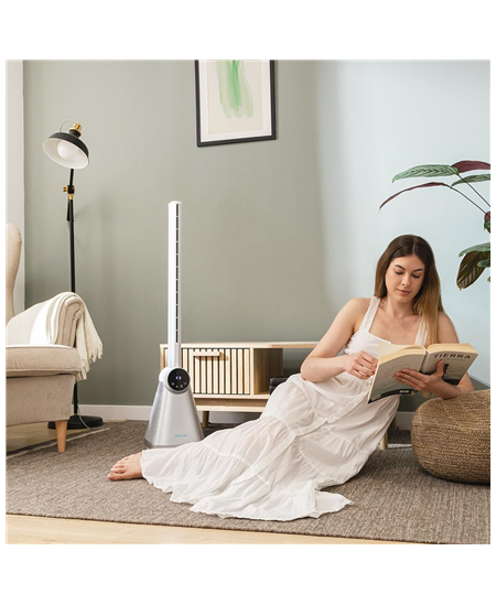 Cecotec EnergySilence 9890 Skyline Bladeless | Tower Fan | Stand Fan | 50 W | Diameter 23 cm | Number of speeds 3 | Oscillation 