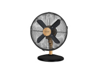 Cecotec EnergySilence 600 WoodDesk | Desktop Fan | Table Fan | 40 W | Diameter 30 cm | Number of speeds 3 | Oscillation | Beige/