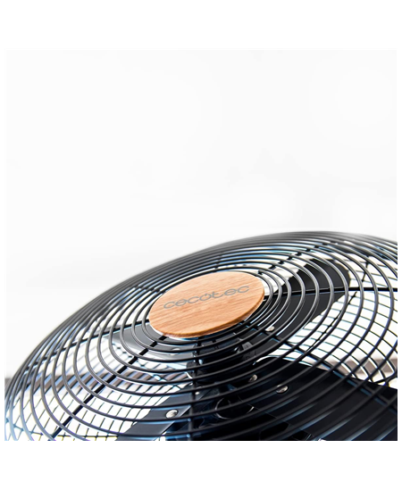 Cecotec EnergySilence 600 WoodDesk | Desktop Fan | Table Fan | 40 W | Diameter 30 cm | Number of speeds 3 | Oscillation | Beige/