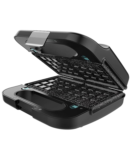 Cecotec Sandwich Maker | Rock’nToast 4in1 | 1000 W | Number of plates 4 | Black
