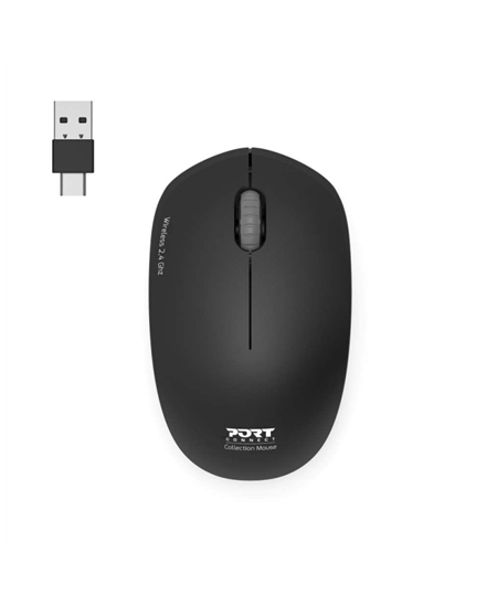 PORT CONNECT Mouse | Collection II | Wireless | 2.4 GHz | Black
