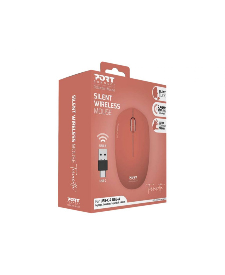 PORT CONNECT Mouse | Collection II | Wireless | 2.4 GHz | Orange