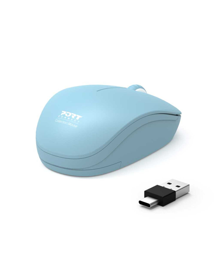 PORT CONNECT Mouse | Collection II | Wireless | 2.4 GHz | Pastel Blue