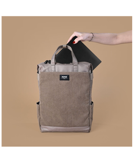 PORT DESIGNS MILANO II ECO TOTEPACK 14/16'' DESERT BROWN