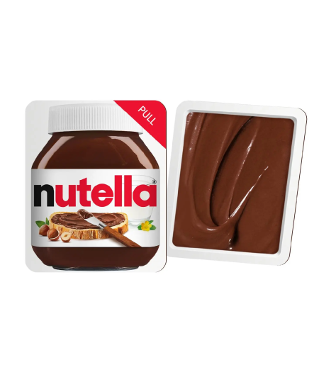 Tepamas kremas NUTELLA, su lazdynų riešutais ir kakava, 15g x 120vnt, 1,8kg