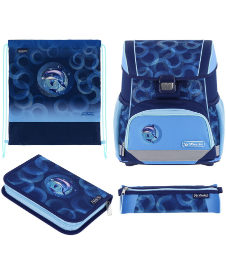 Kuprinė su priedais HERLITZ Loop Plus Dolphin Ride