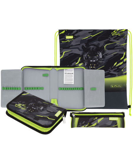 Kuprinė su priedais HERLITZ Loop Plus Wild Panther