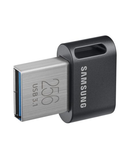 Samsung | FIT Plus | MUF-256AB/APC | 256 GB | USB 3.1 | Black/Silver
