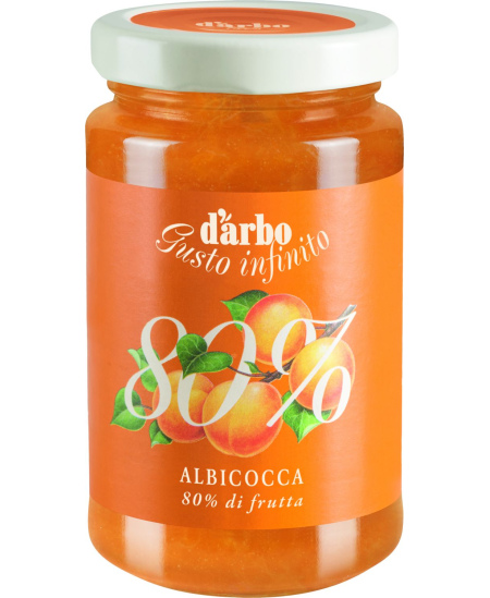 Abrikosų džemas D'ARBO, 80%, 250 g