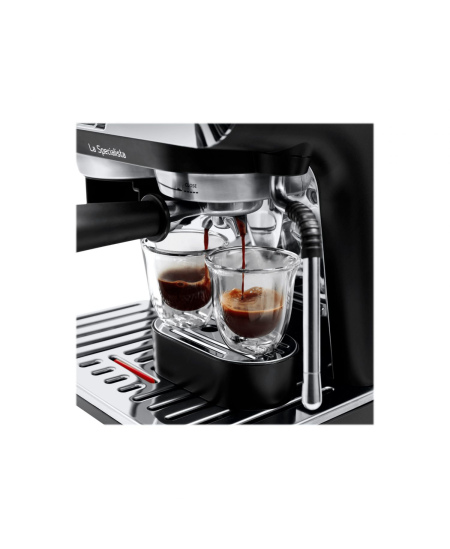 Delonghi Coffee machine | EC9155.MB | Pump pressure 15 bar | Built-in milk frother | Manual | Metal Black | 1400 W