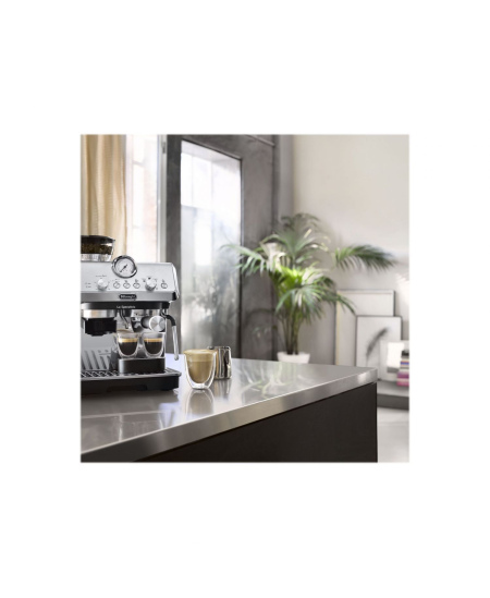 Delonghi Coffee machine | EC9155.MB | Pump pressure 15 bar | Built-in milk frother | Manual | Metal Black | 1400 W
