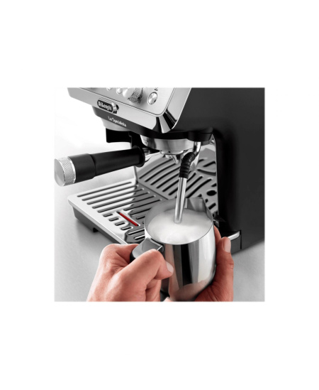 Delonghi Coffee machine | EC9155.MB | Pump pressure 15 bar | Built-in milk frother | Manual | Metal Black | 1400 W