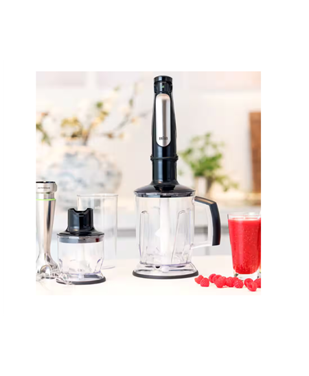 Braun | MultiQuick 7 Hand Blender | MQ 7045X | Hand Blender | 1000 W | Number of speeds 6 | Chopper | Black/Stainless steel