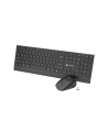 Natec Keyboard and Mouse | Stringray 2 | Keyboard and Mouse Set | Wireless | US | Black