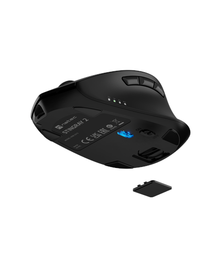 Natec Keyboard and Mouse | Stringray 2 | Keyboard and Mouse Set | Wireless | US | Black