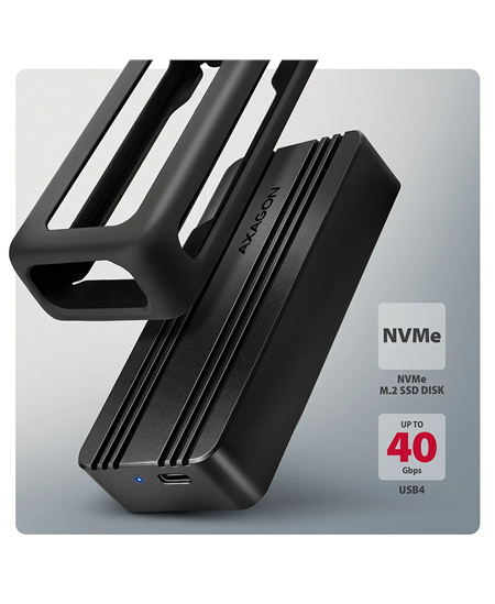 AXAGON USB-C 40Gbps external enclosure for M.2 NVMe SSD | EEM2-40G