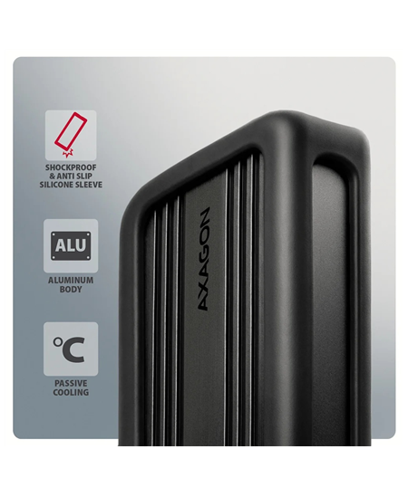 AXAGON USB-C 40Gbps external enclosure for M.2 NVMe SSD | EEM2-40G