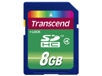 SD kortelė TRANSCEND 8GB SDHC Class 4