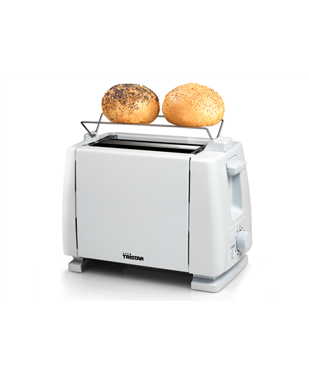 Toaster | Tristar | BR-1009 | Power 750 W | Number of slots 2 | Housing material Metal | White