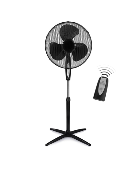 Tristar | Fan | VE-5899 | Stand Fan | 45 W | Diameter 40 cm | Number of speeds 3 | Oscillation | Remote control | Black
