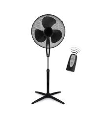 Tristar | Fan | VE-5899 | Stand Fan | 45 W | Diameter 40 cm | Number of speeds 3 | Oscillation | Remote control | Black