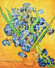 Tapyba pagal skaičius: VAZA SU VILKDALGIAIS Vincent van Gogh  40x50 dėžutėje
