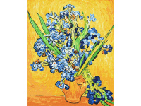 Tapyba pagal skaičius: VAZA SU VILKDALGIAIS Vincent van Gogh  40x50 dėžutėje