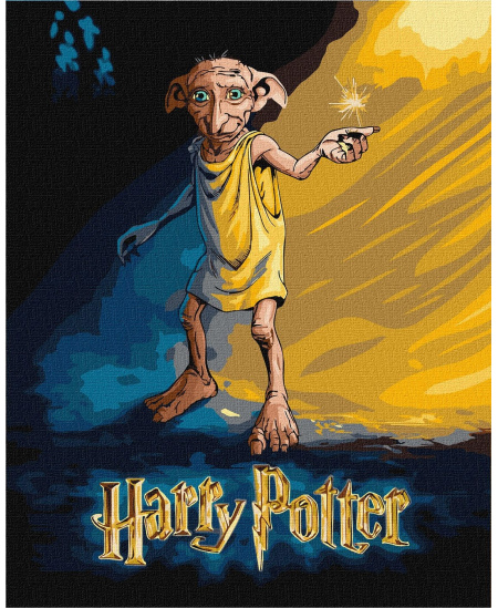 Tapyba pagal skaičius: „HARIS POTERIS“ Dobby plakatas Warner Bros 40x50 dėžutėje