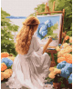 Tapyba pagal skaičius: MENININKĖ art_selena_ua 40x50 dėžutėje
