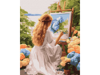 Tapyba pagal skaičius: MENININKĖ art_selena_ua 40x50 dėžutėje