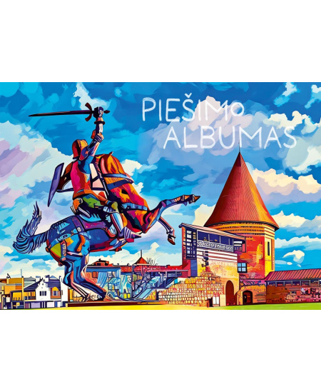 Piešimo albumas LIETUVA, A4, 120 gsm, 20 lapų