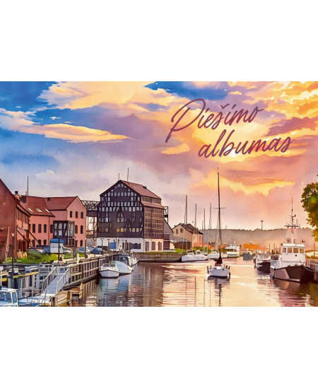 Piešimo albumas LIETUVA, A4, 120 gsm, 20 lapų