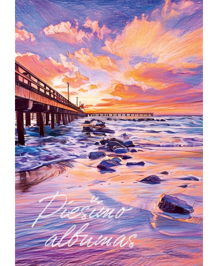 Piešimo albumas LIETUVA, A4, 120 gsm, 20 lapų