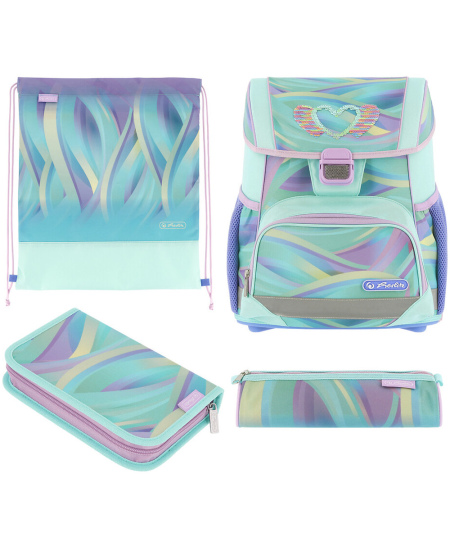 Kuprinė su priedais HERLITZ Loop Plus Minty Love