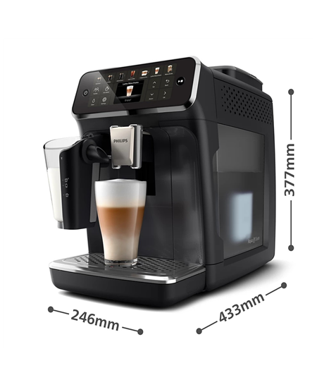 Philips | Coffee machine | EP4441/50 | Pump pressure 15 bar | Built-in milk frother | Fully Automatic | 1500 W | Black