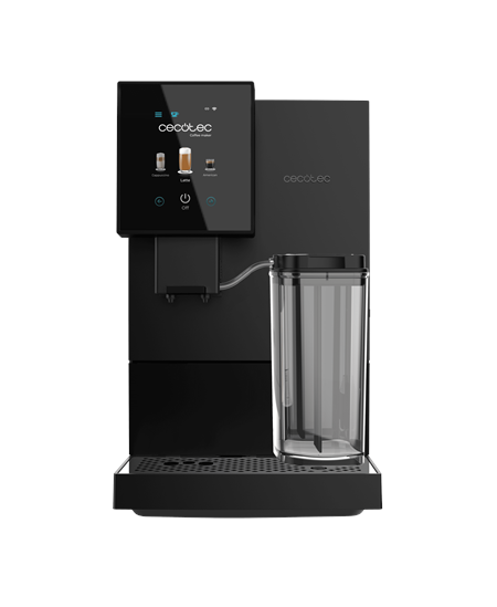 Cecotec Coffee Maker | Cremmaet Compactccino Connected | Pump pressure 19 bar | Built-in milk frother | Super-automatic | Black