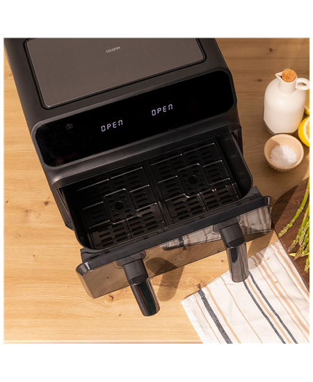Cecotec Double hot air fryer | Cecofry Advance 9000 Window | Power 2200 W | Capacity 9 L | Black