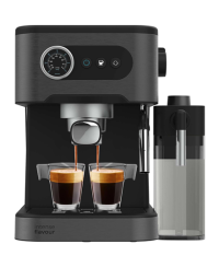 Cecotec Coffee machine | Power Espresso 20 Pro Latte | Pump pressure 20 bar | Built-in milk frother | Semi-automatic | Black | 1