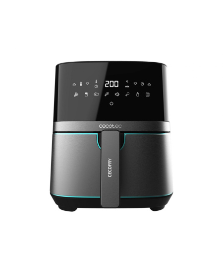 Cecotec Hot air fryer | Cecofry Full InoxBlack 5500 Pro | Power 1700 W | Capacity 5.5 L | Black inox/Black