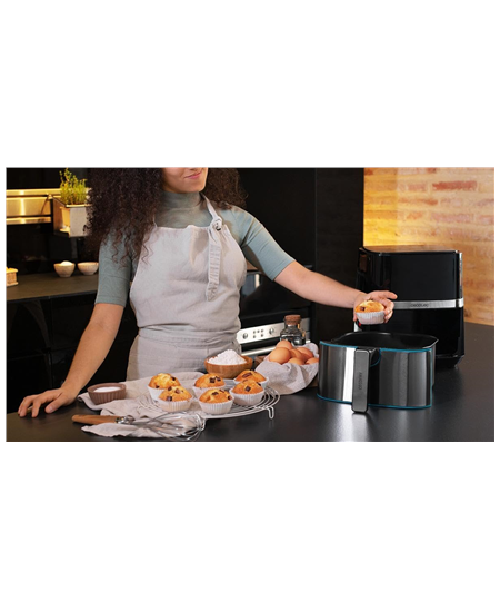 Cecotec Hot air fryer | Cecofry Full InoxBlack 5500 Pro | Power 1700 W | Capacity 5.5 L | Black inox/Black