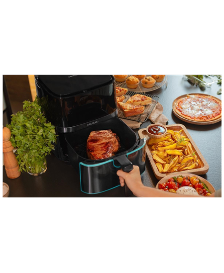 Cecotec Hot air fryer | Cecofry Full InoxBlack 5500 Pro | Power 1700 W | Capacity 5.5 L | Black inox/Black