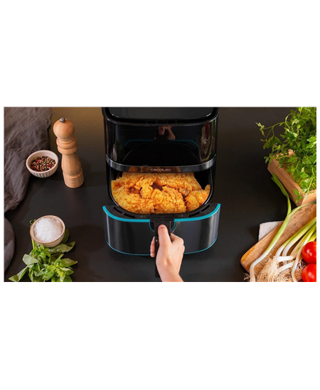 Cecotec Hot air fryer | Cecofry Full InoxBlack 5500 Pro | Power 1700 W | Capacity 5.5 L | Black inox/Black