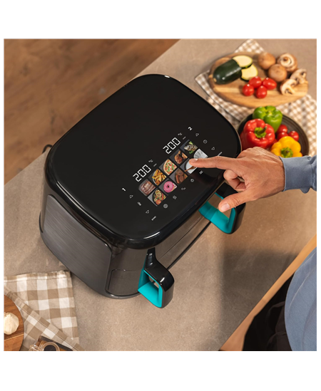 Cecotec Double hot air fryer | Cecofry&Grill Smokin'Prime 11000 | Power 2800 W | Capacity 11 L | Black
