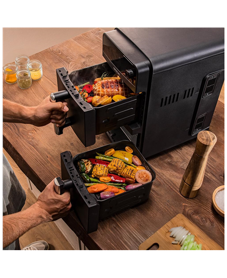 Cecotec Double hot air fryer | Cecofry DuoLevel 10000 | Power 2400 W | Capacity 10 L | Black