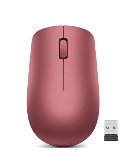Lenovo | Wireless Mouse | 530 | Wireless | Wireless mouse | 2.4 GHz Wireless via Nano USB | Cherry Red