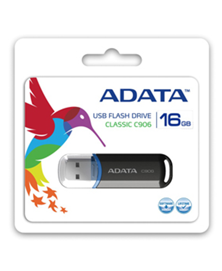 ADATA C906 32 GB, USB 2.0, Black