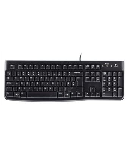 Logitech | K120 | Standard | Wired | EN/LT | Black | • Keyboard• User documentation