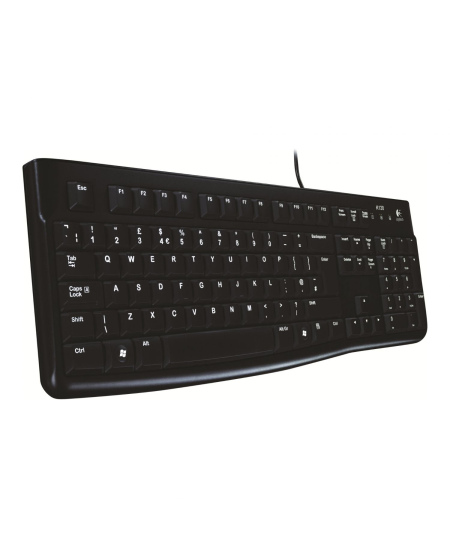 Logitech | K120 | Standard | Wired | EN/LT | Black | • Keyboard• User documentation