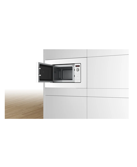 Bosch Microwave Oven | BFL623MW3 | Built-in | 800 W | 20 L | White